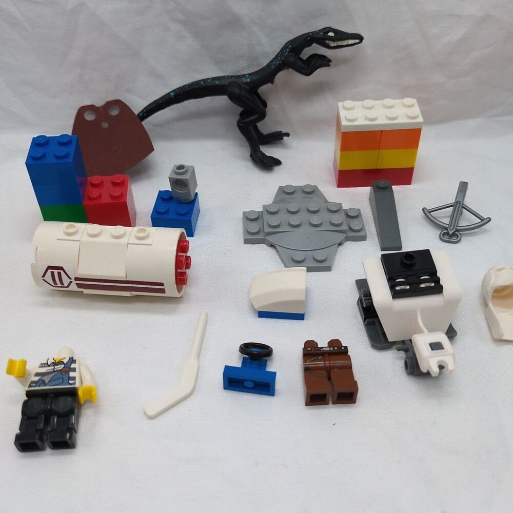Lot Of (25) Lego Bits And Pieces Dinosaur And Extra